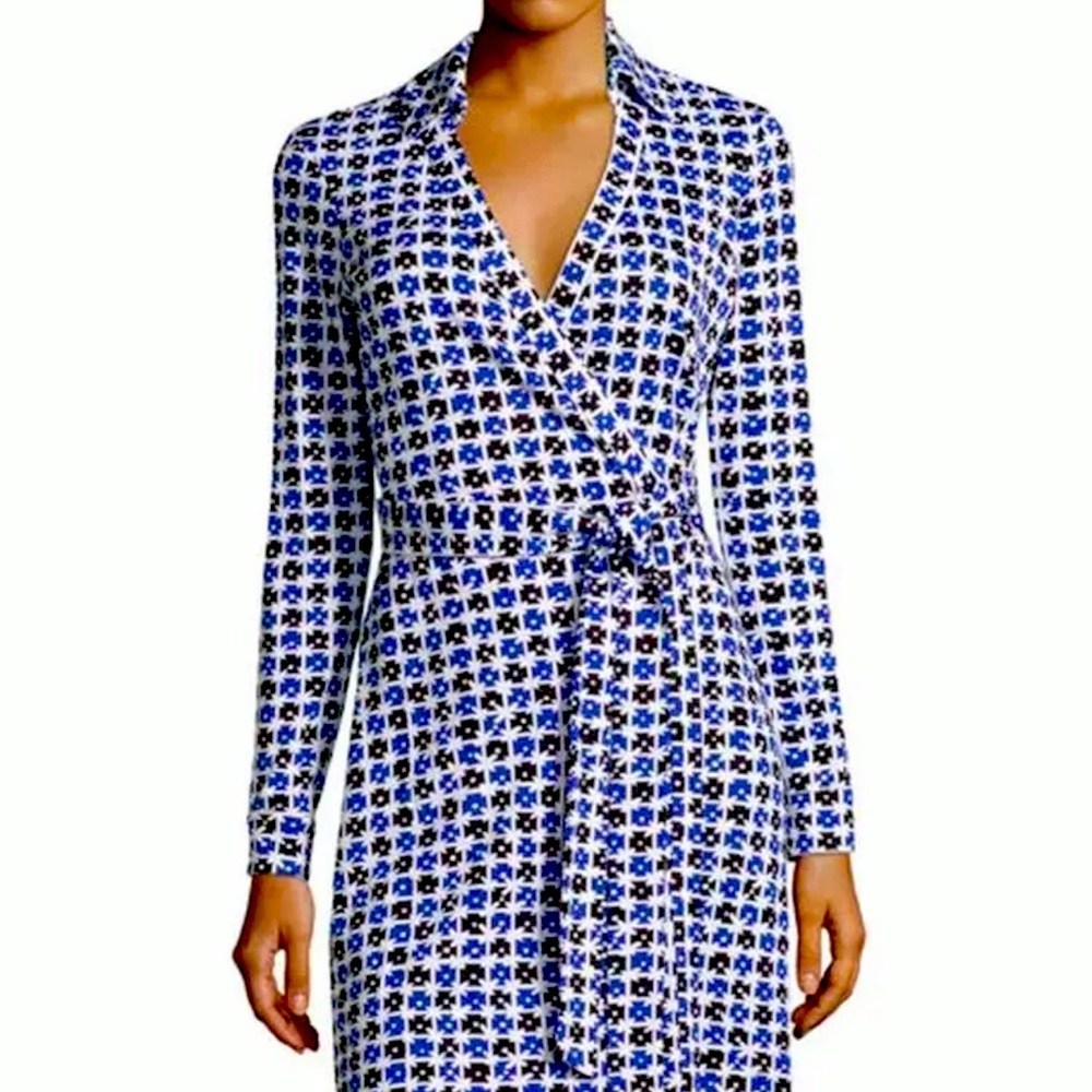 NWT Diane Von Furstenberg New Jeanne wrap dress